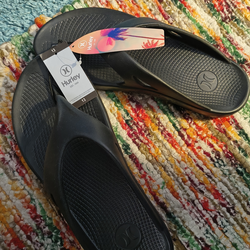 Hurley Black Women's Flip Flops